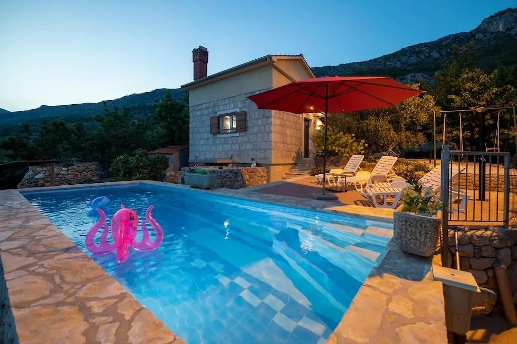 Ferienhaus Villa Hill Pool House Kaštela
